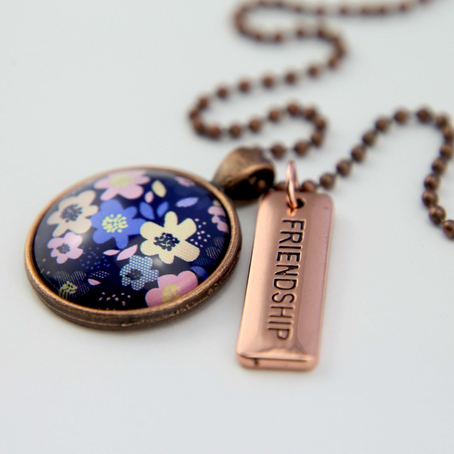 Jewellery Papa Glewy | Spring - 'Friendship' Vintage Copper Necklace - Matilda (10162)