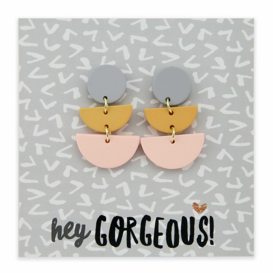 Jewellery Statement Earrings | Acrylic Dangles - Hey Gorgeous - Oslo (11853)