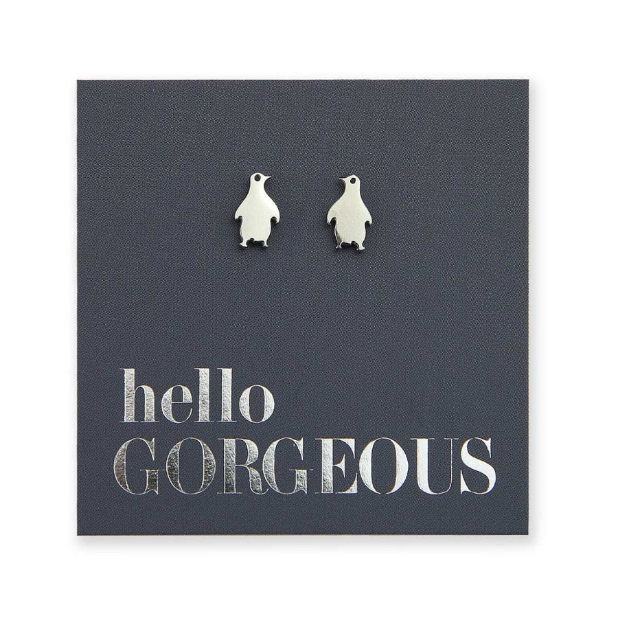 Jewellery Premium Studs | Stainless Steel Earring Studs - Hello Gorgeous - Penguins