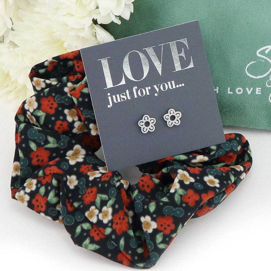 Accessories Gift Bundles | Love Just For You Floral Scrunchie Gift Bundle (T05)