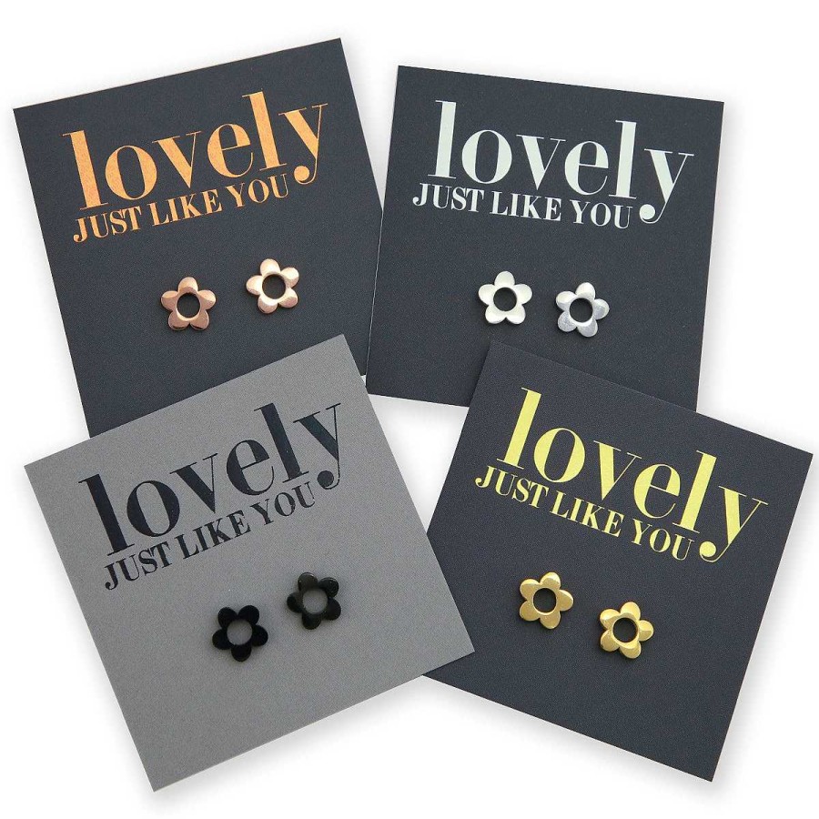 Jewellery Premium Studs | Stainless Steel Earring Studs - Lovely Just Like You - Flower Buds