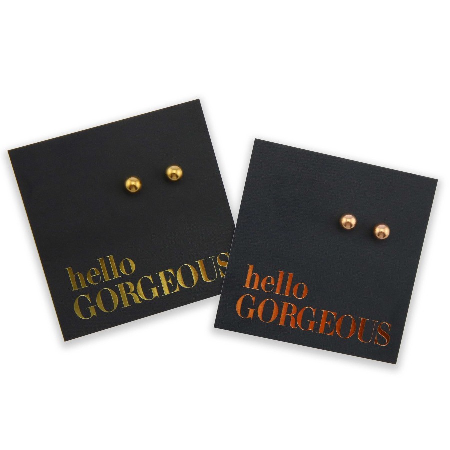 Jewellery Premium Studs | Stainless Steel Earring Studs - Hello Gorgeous - Tiny Balls