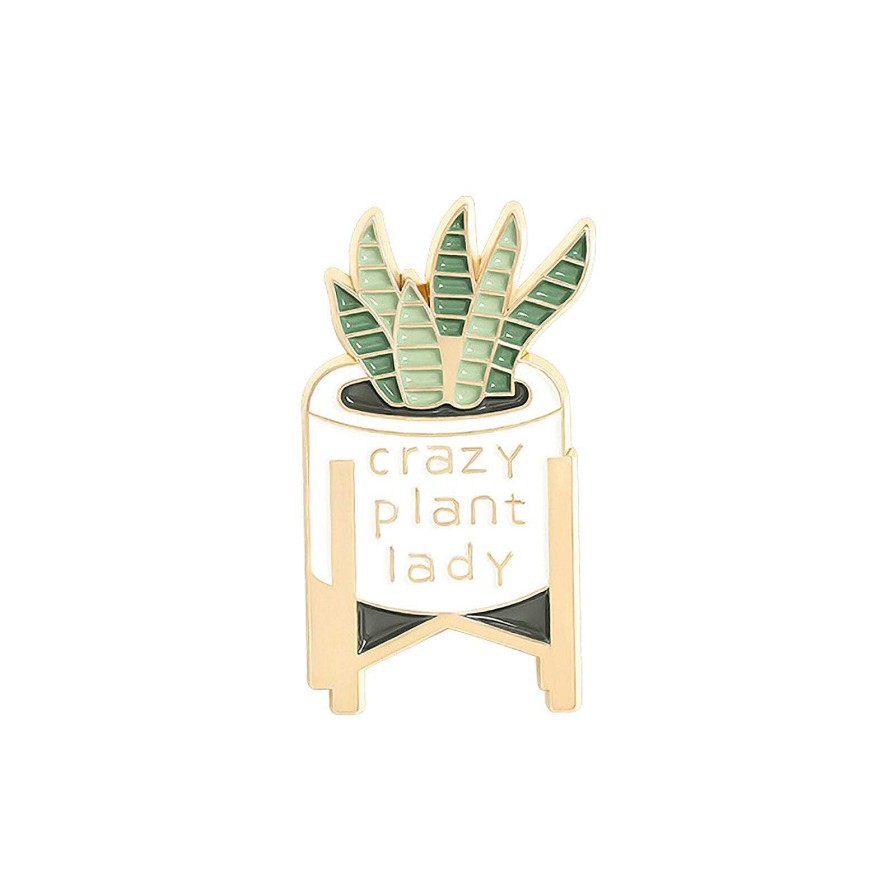 Accessories Accessories | Plant Pins! Girl You Are Amazing - Crazy Plant Lady Enamel Badge Pin - (9217)