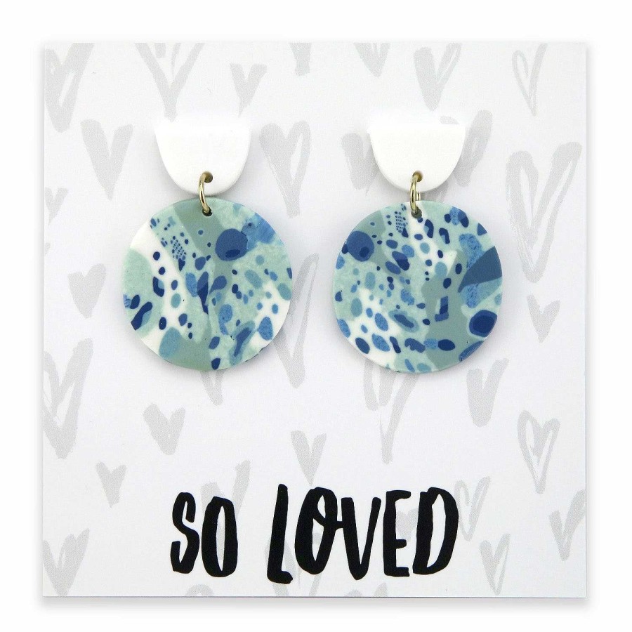 Jewellery Statement Earrings | Acrylic Dangles - So Loved - Pataya (9907)