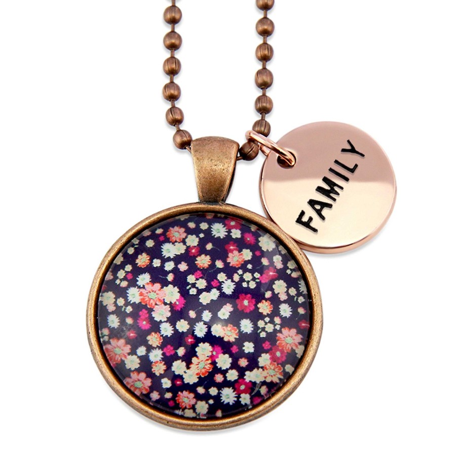 Jewellery Papa Glewy | Spring - 'Family' Vintage Copper Necklace - Charlotte - (11234)