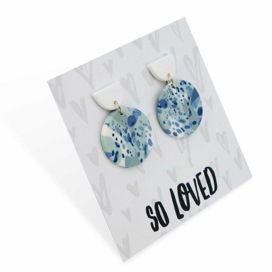 Jewellery Statement Earrings | Acrylic Dangles - So Loved - Pataya (9907)