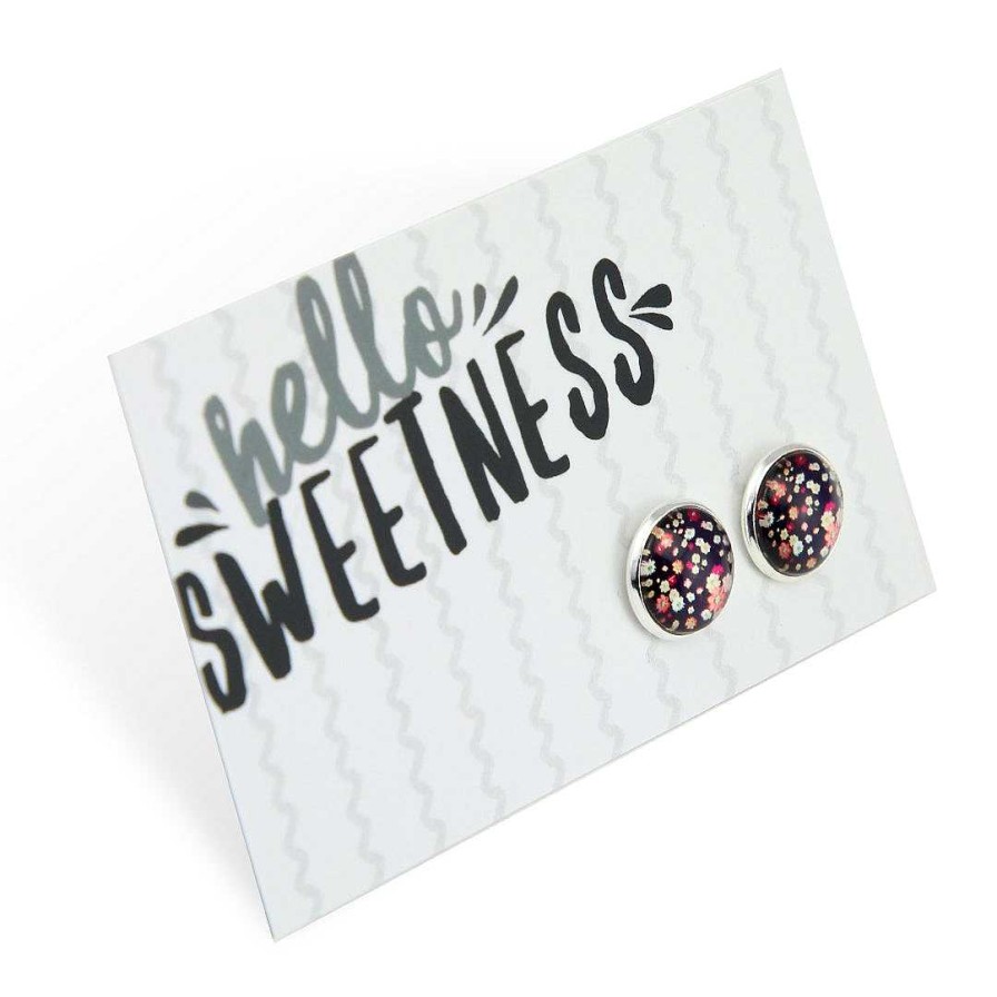 Jewellery 50% Off | Spring - Hello Sweetness - Bright Silver 12Mm Circle Studs - Charlotte (11415)