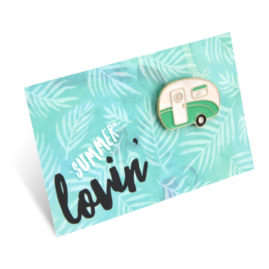 Accessories Accessories | Lovely Pins! Summer Lovin - Cute Caravan Enamel Badge Pin - (10435)