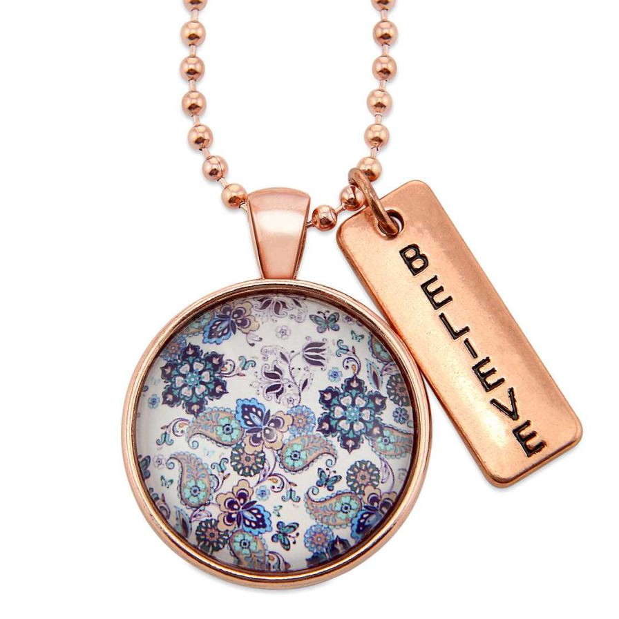 Jewellery Papa Glewy | Boho Collection - Rose Gold 'Believe' Necklace - Rhapsody (11261)