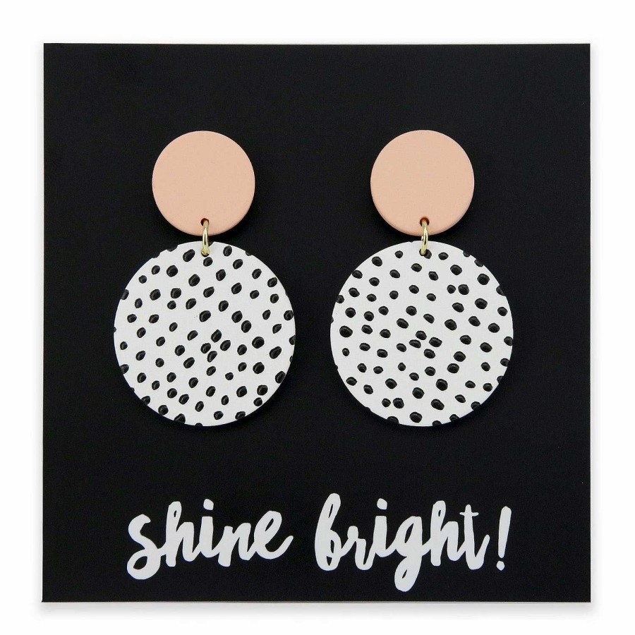 Jewellery Statement Earrings | Acrylic Dangles - Shine Bright - Cyprus (11353)