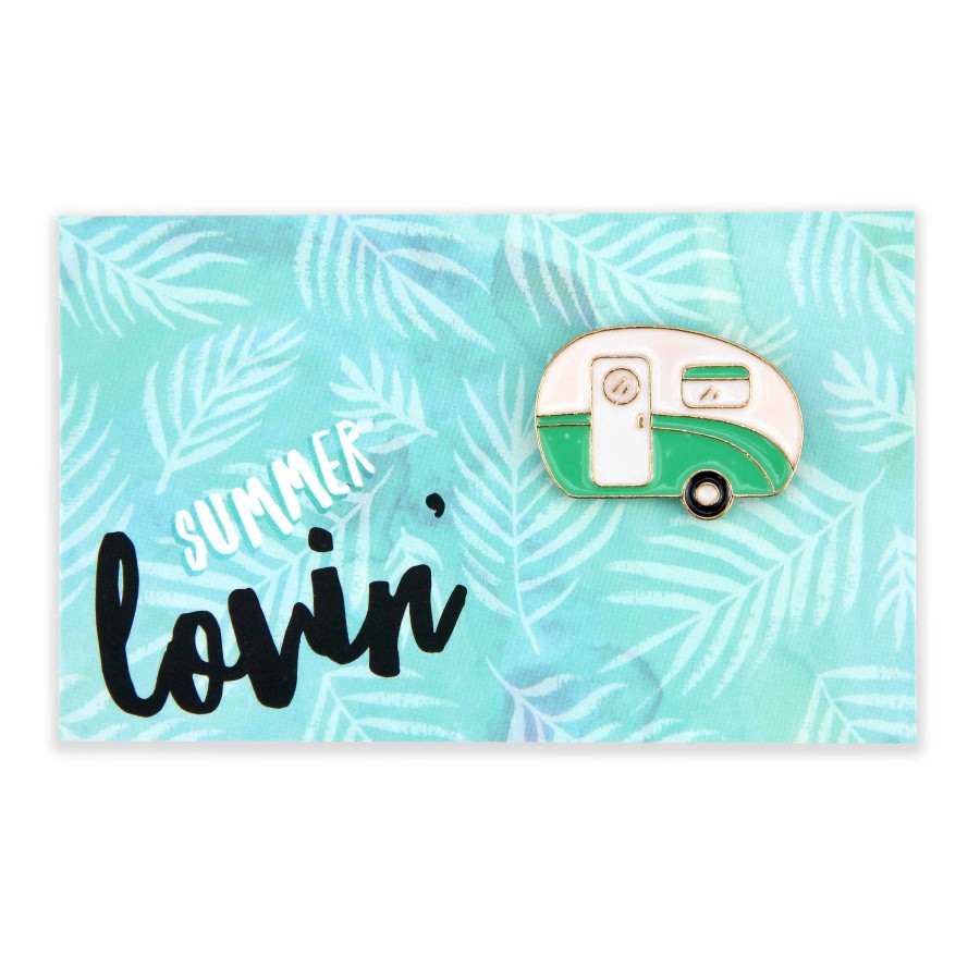 Accessories Accessories | Lovely Pins! Summer Lovin - Cute Caravan Enamel Badge Pin - (10435)