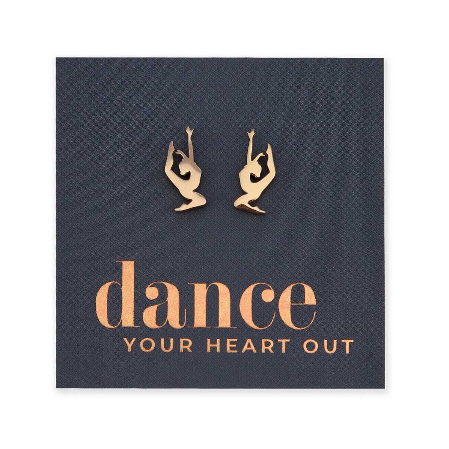 Jewellery Premium Studs | Stainless Steel Earring Studs - Dance Your Heart Out - Beautiful Dancer