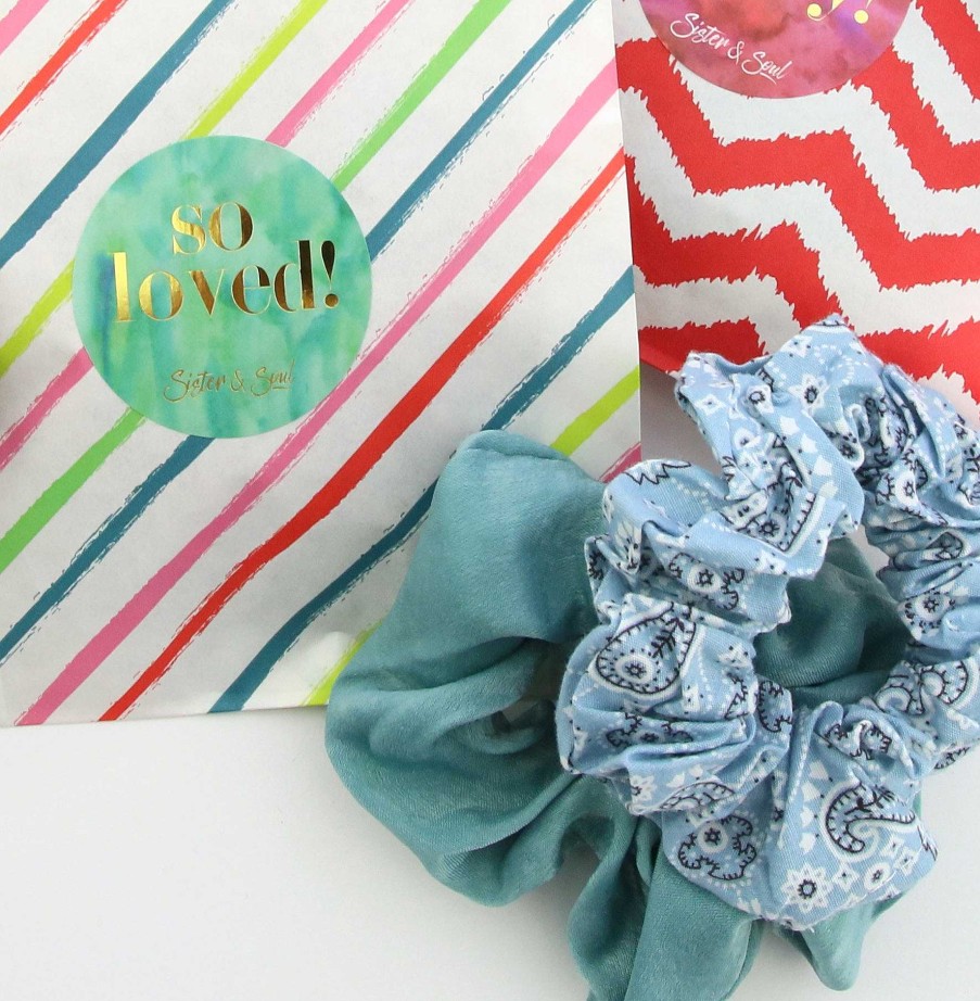 Accessories Lucky Dips | Lucky Dip! - Gift Wrapped Scrunchies 2 Pack!! (Ld4)