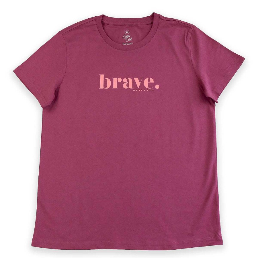 Apparel Tees Tanks & Totes | Brave - Berry Boxy Tee - Pink Print