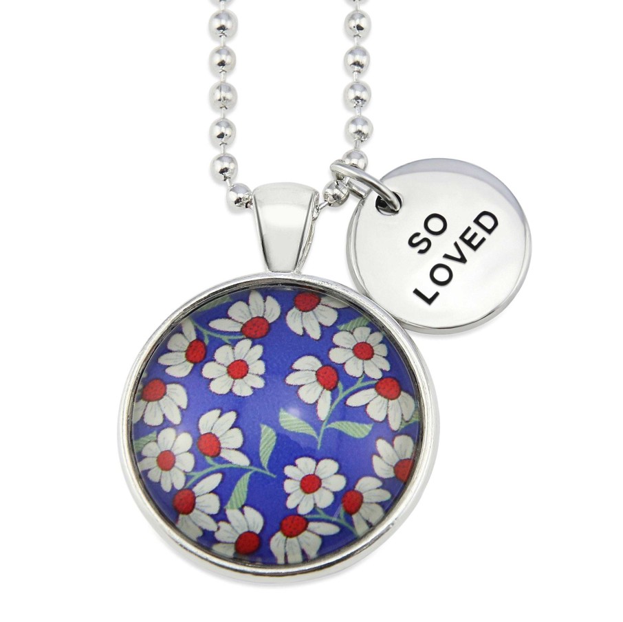 Jewellery 50% Off | Spring - 'So Loved' Bright Silver Necklace - Dainty (10751)