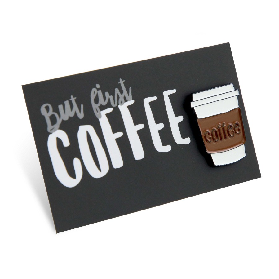 Accessories Accessories | Lovely Pins! But First Coffee - Coffee Enamel Badge Pin - (10264)