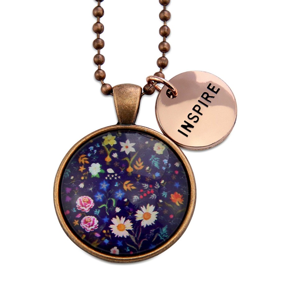 Jewellery Papa Glewy | Spring - 'Inspire' Vintage Copper Necklace - Harriet (10213)