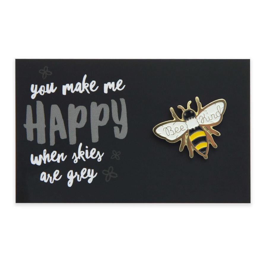 Accessories Accessories | Lovely Pins! You Make Me Happy - Bee Kind Enamel Badge Pin - (9104)