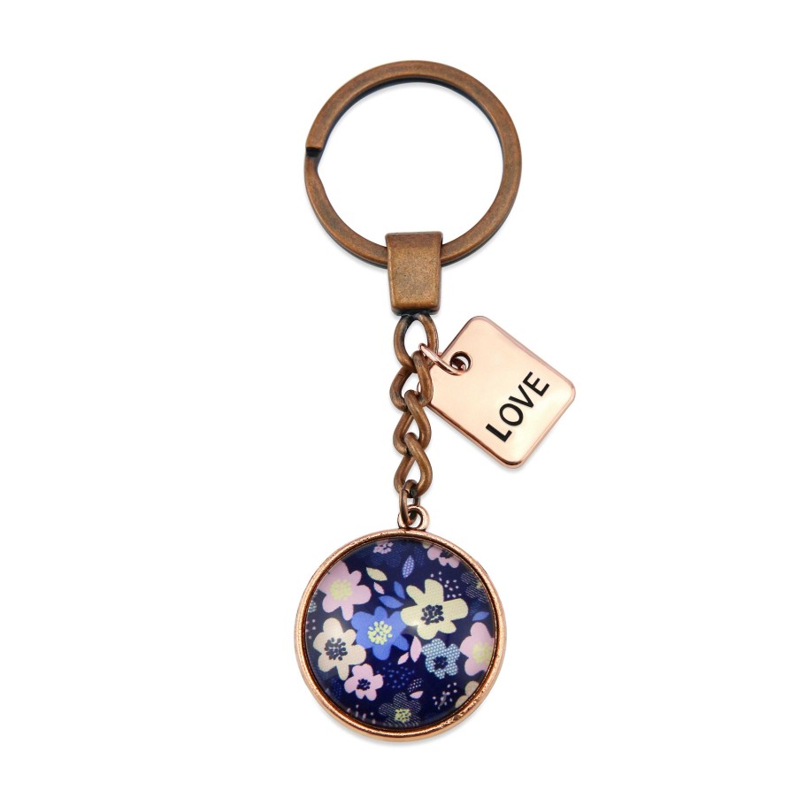 Accessories Papa Glewy | Spring - 'Love' - Vintage Rose Gold Keyring - Matilda (10225)