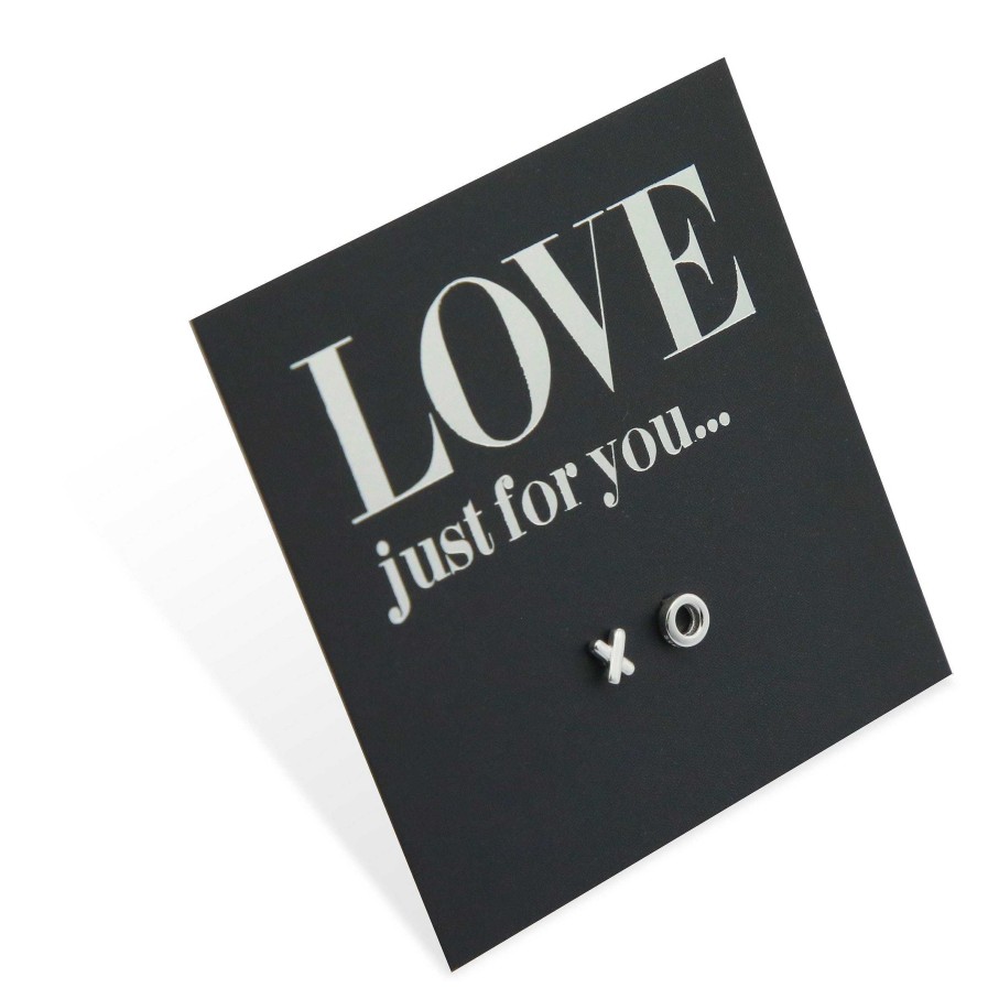 Jewellery Sterling Silver Studs | Tiny Xo Sterling Silver Studs - Love Just For You (8214-R)