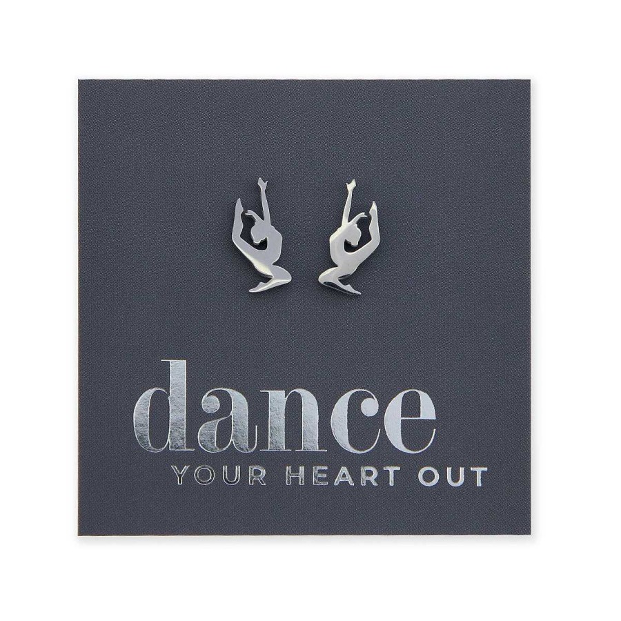 Jewellery Premium Studs | Stainless Steel Earring Studs - Dance Your Heart Out - Beautiful Dancer