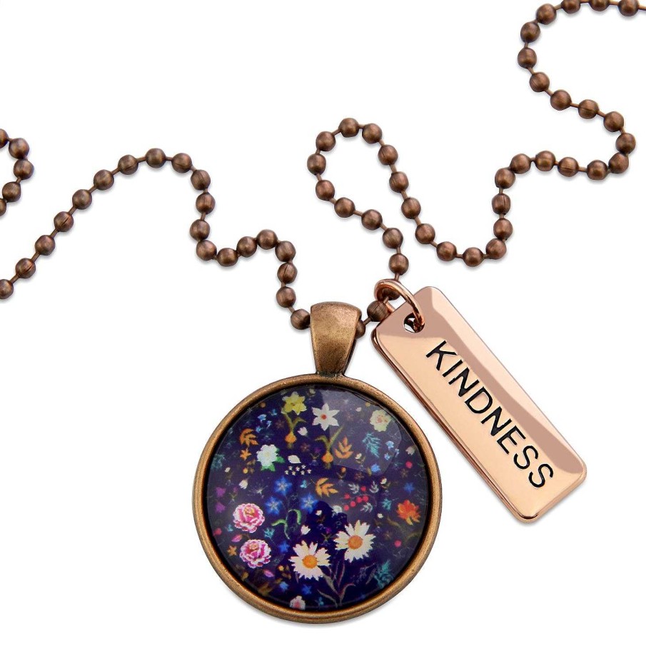 Jewellery Papa Glewy | Spring - 'Kindness' Vintage Copper Necklace - Harriet (10364)