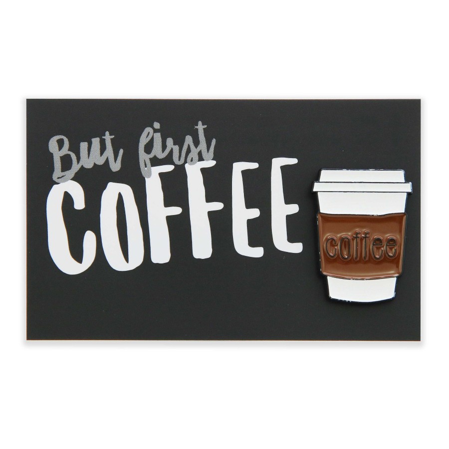 Accessories Accessories | Lovely Pins! But First Coffee - Coffee Enamel Badge Pin - (10264)