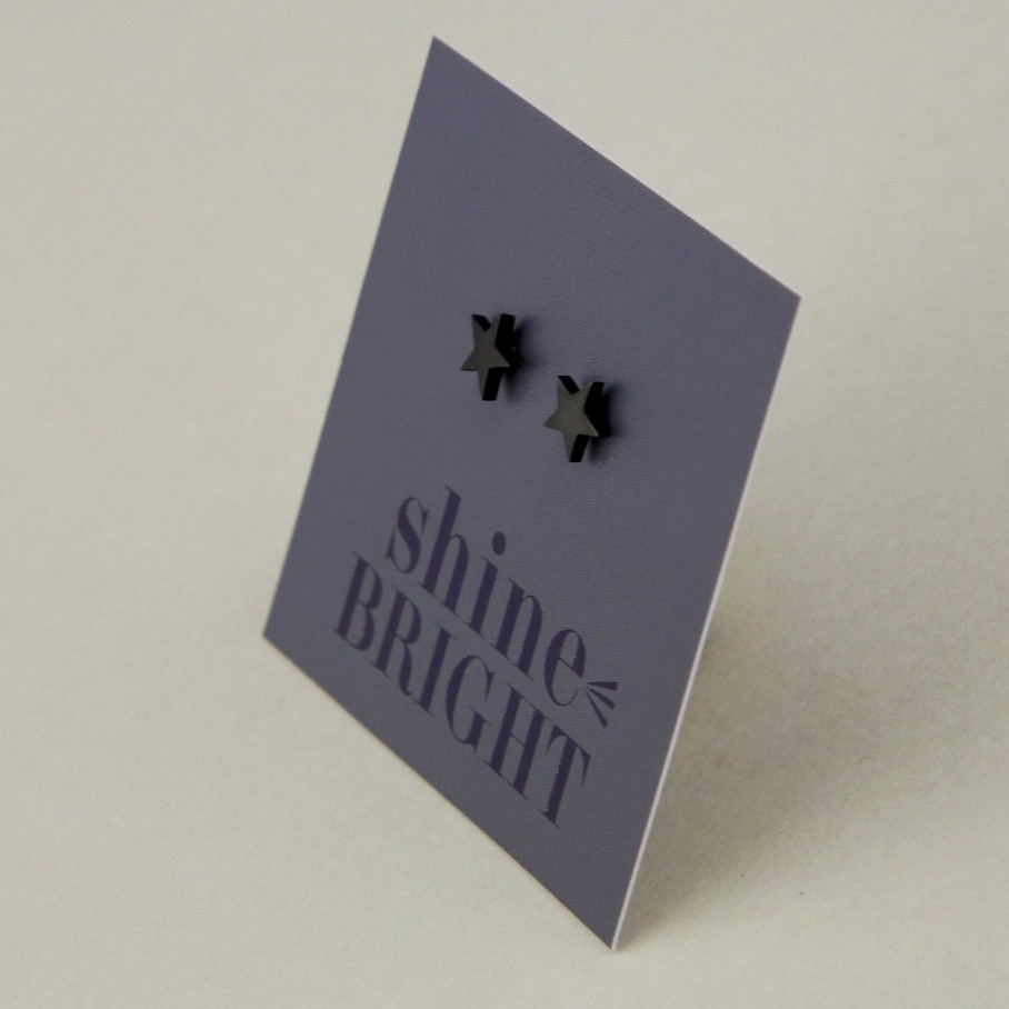 Jewellery Premium Studs | Stainless Steel Earring Studs - Shine Bright - Star