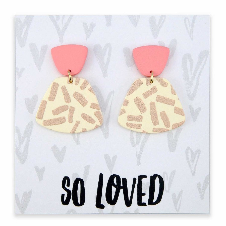 Jewellery Statement Earrings | Acrylic Dangles - So Loved - Alexandria (11433)