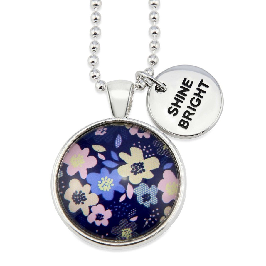 Jewellery Papa Glewy | Spring - 'Shine Bright' - Bright Silver Necklace - Matilda (10152)