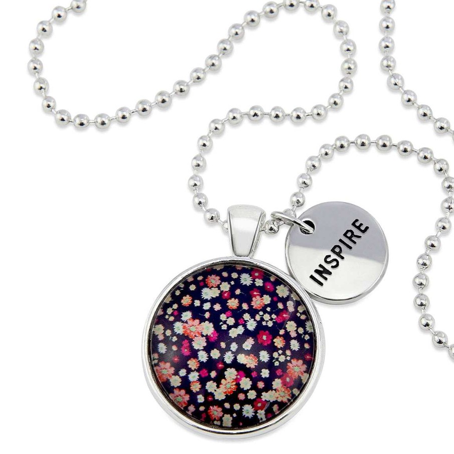 Jewellery 50% Off | Spring - 'Inspire' Bright Silver Necklace - Charlotte - (11015)