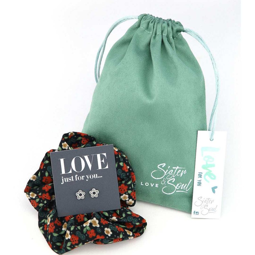 Accessories Gift Bundles | Love Just For You Floral Scrunchie Gift Bundle (T05)