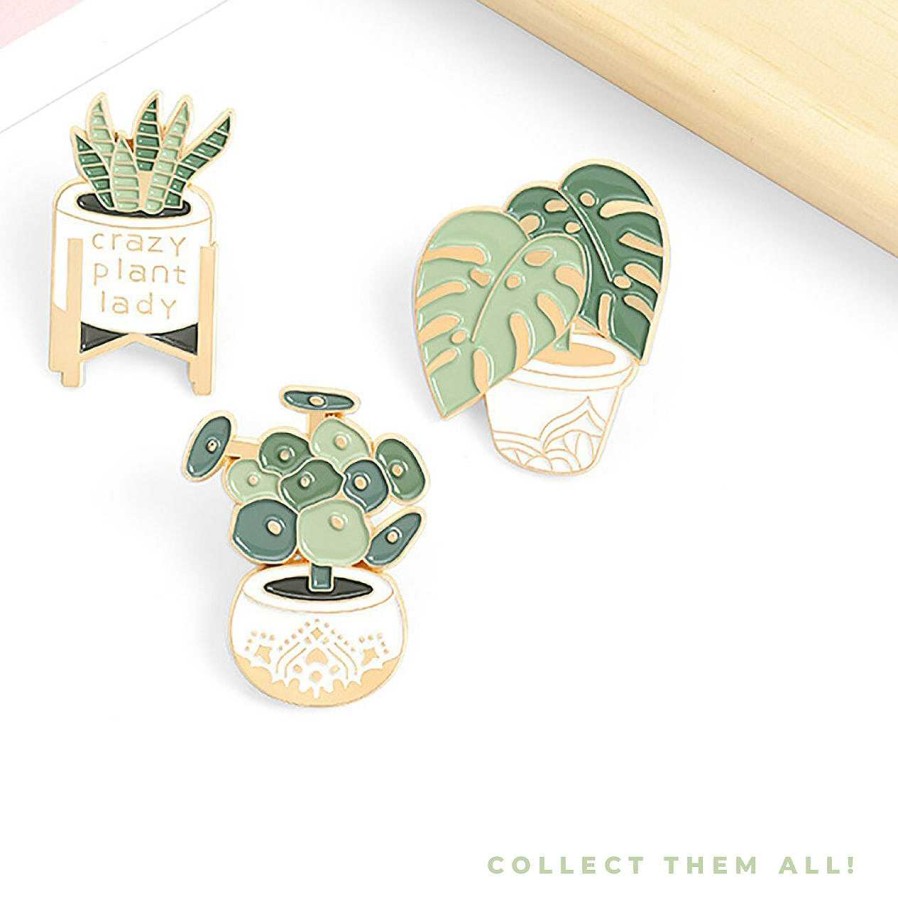 Accessories Accessories | Plant Pins! Girl You Are Amazing - Crazy Plant Lady Enamel Badge Pin - (9217)